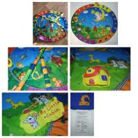 Красочный и яркий коврик «Leader Kids» с подвесными игрушками «Летняя полянка»